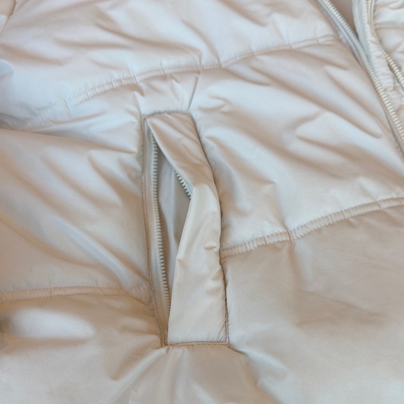 Zara Off-White PUFFER Quilted Jacket - Picture 5 of 8